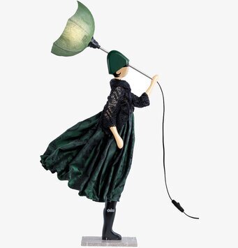 Bild av en unik bordslampa med kreativ design