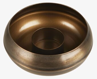 Bild av elegant ljusstake i antik bronston för hemmet