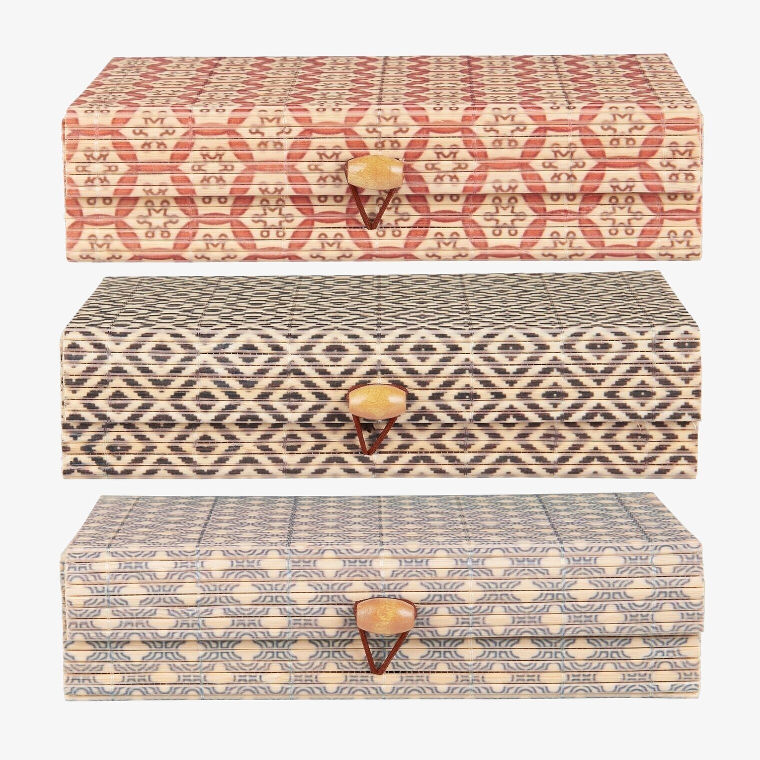 Förvaringslåda Bambu IB Laursen Förvaringslådor och korgar Boxar Förvaringsboxar Porslinsboxar Trälådor Smyckesboxar i porslin Förvaringsbrickor Murstensformar