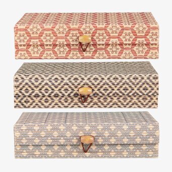 Förvaringslåda Bambu IB Laursen Förvaringslådor och korgar Boxar Förvaringsboxar Porslinsboxar Trälådor Smyckesboxar i porslin Förvaringsbrickor Murstensformar