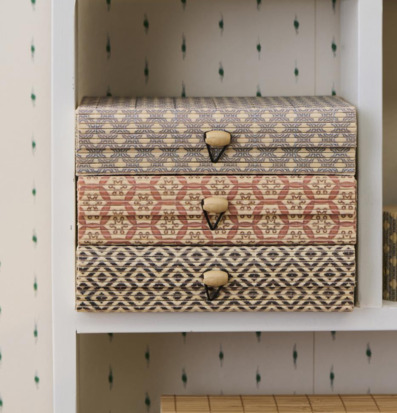 Förvaringslåda Bambu IB Laursen Förvaringslådor och korgar Boxar Förvaringsboxar Porslinsboxar Trälådor Smyckesboxar i porslin Förvaringsbrickor Murstensformar