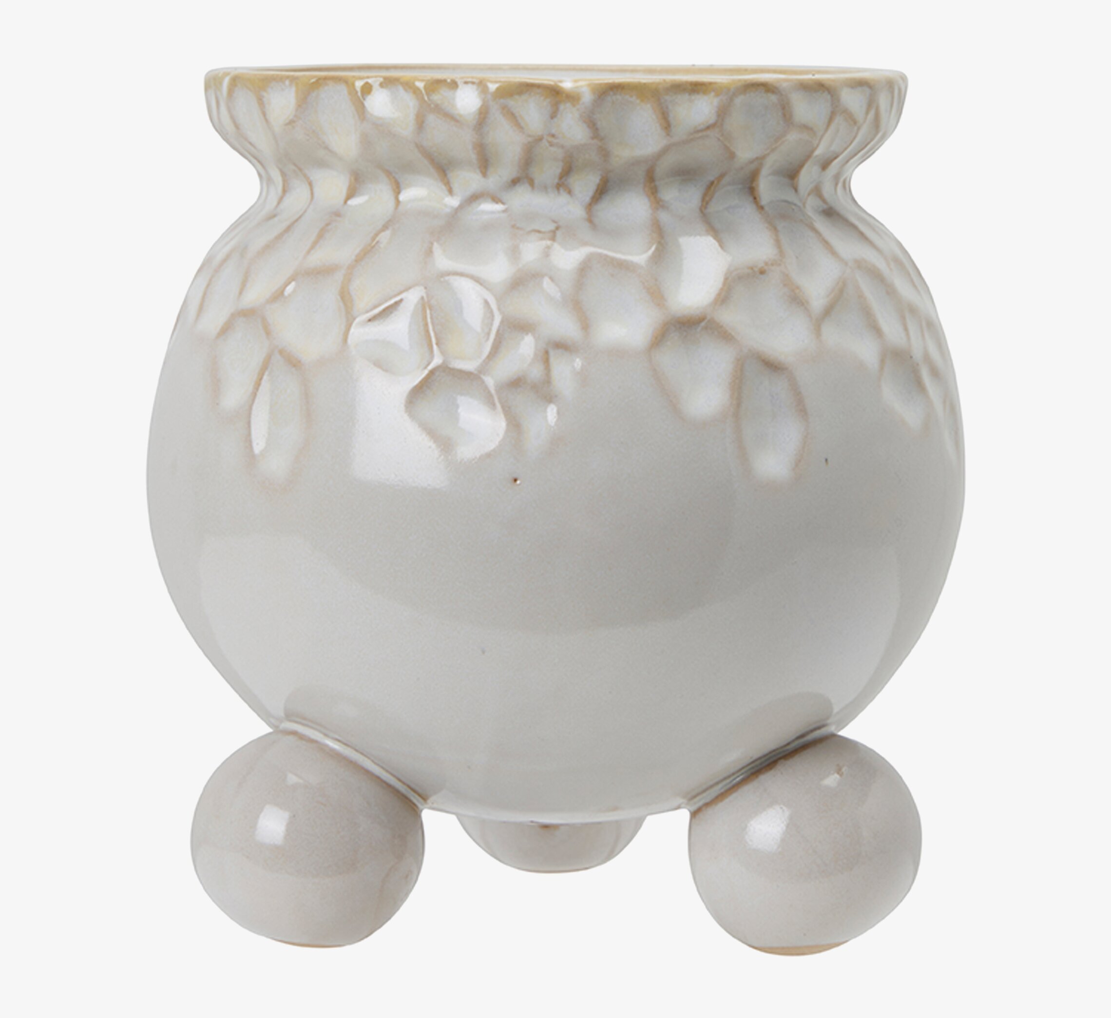 Anya Kruka OffWhite Liten Wikholm Form Krukor Örtkrukor Glaskrukor