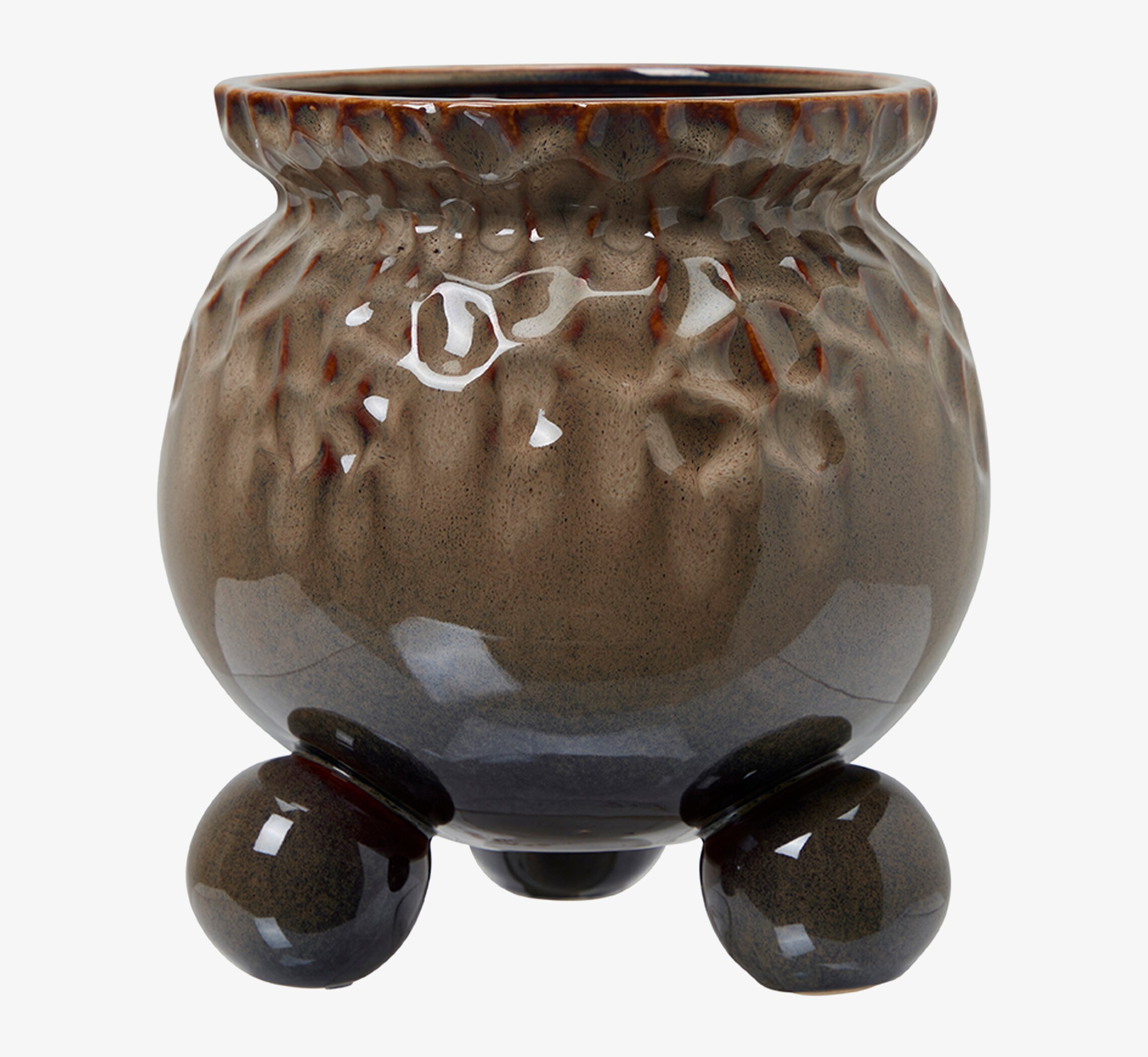 Anya Kruka Brunmelerad Stor Wikholm Form Krukor Örtkrukor Glaskrukor