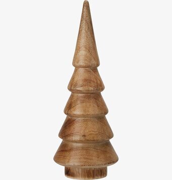 Bild av stilfull trädekoration med naturlig design