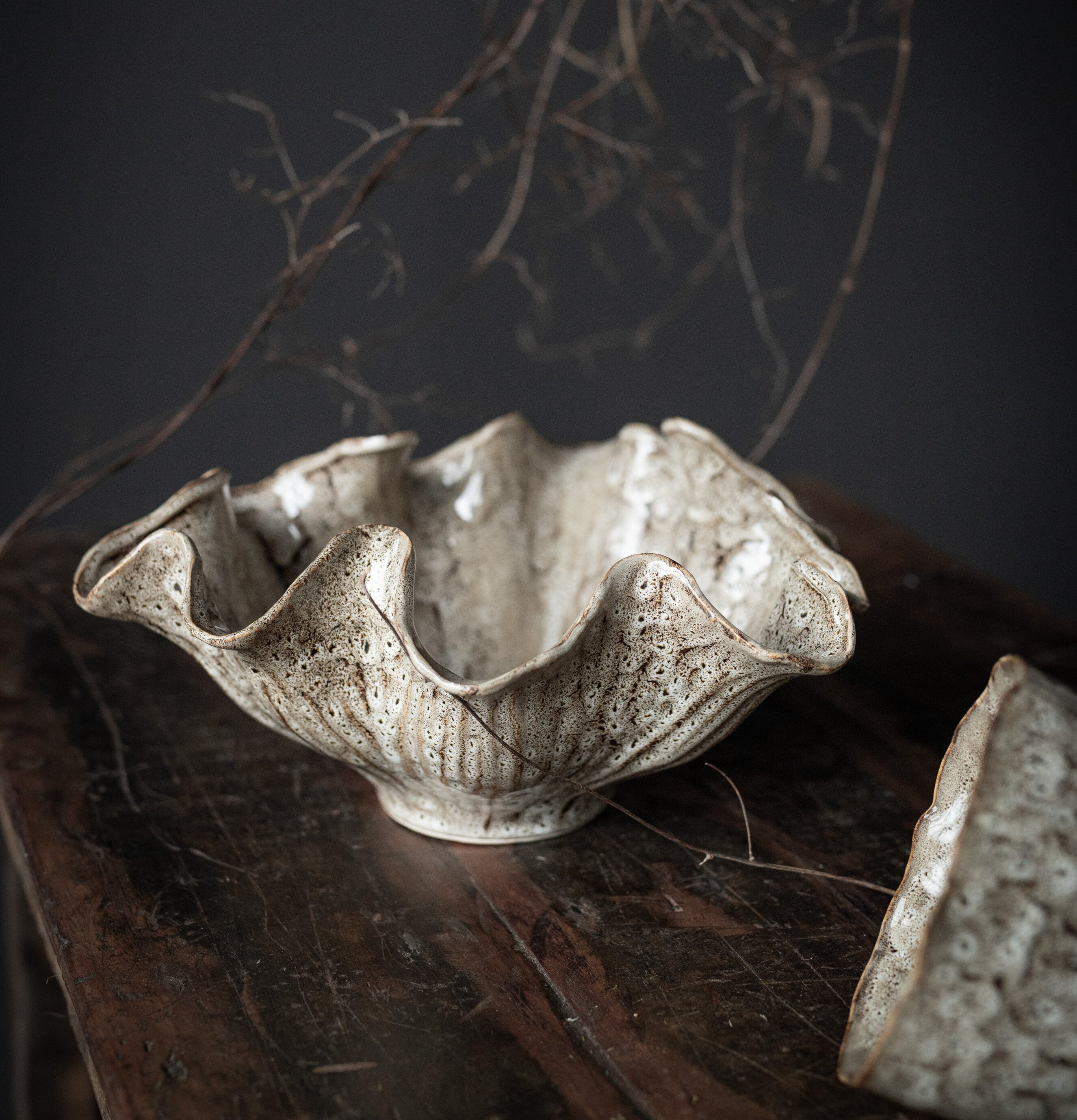 Skål Brunmelerad Ø23cm Ø18cm Wikholm Form Skålar att äta ur tilltugg Såskannor/Vispskål servering Matlådor Förvaring av