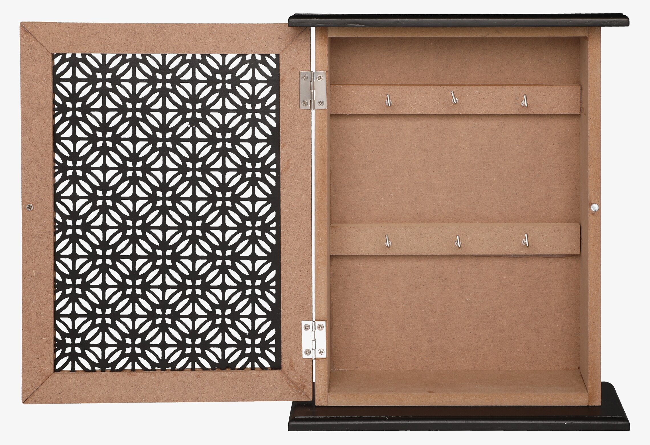 Bild av elegant nyckelskåp med geometriskt mönster