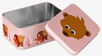 Liten Plåtburk Björn från Blafre med lekfull björndesign