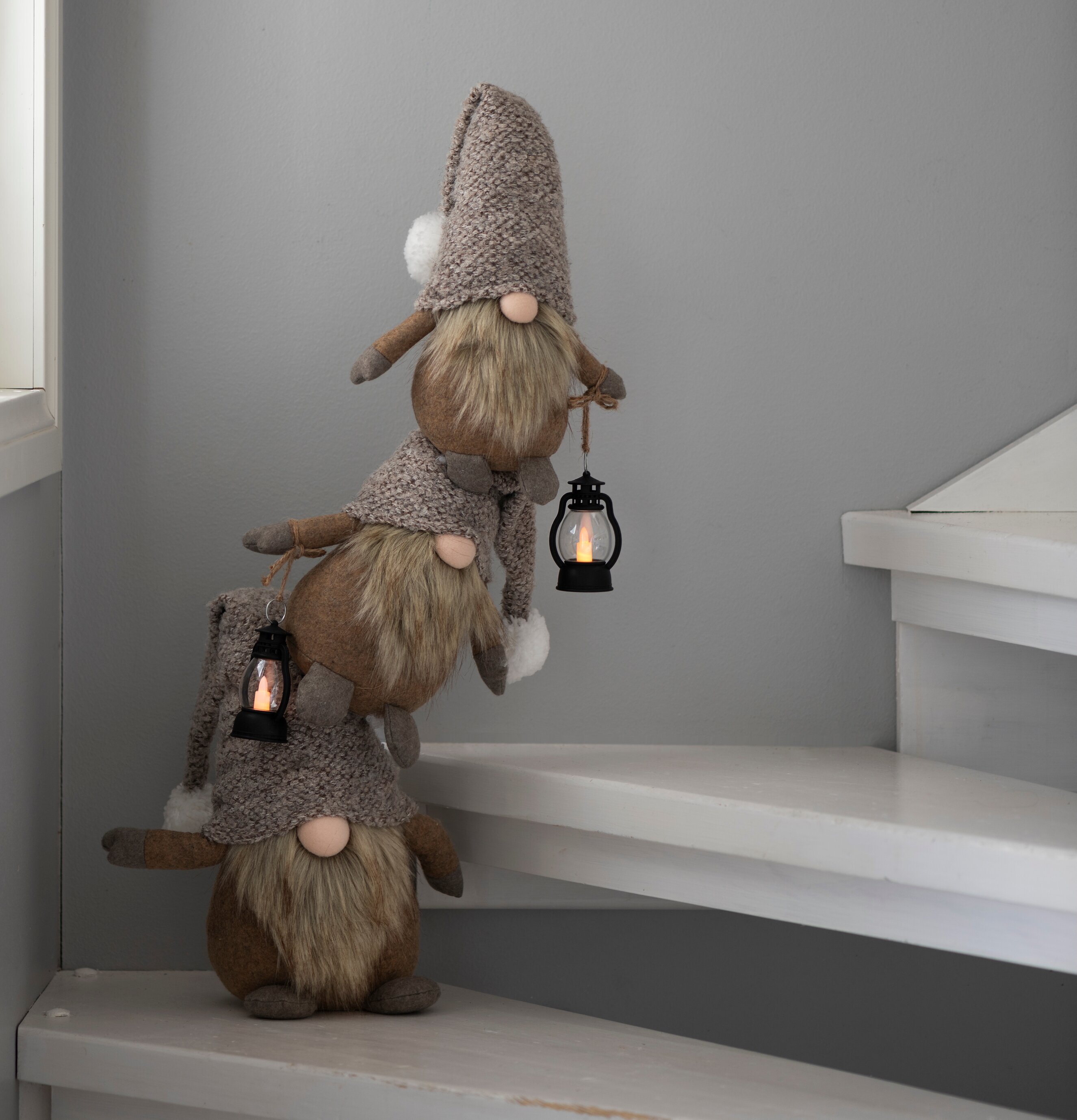 Tomte-Torn Lanterna LED Winteria Tomtar Tomtenisse Tomtenissa Julrelaterade dockor och julmjukisdjur Julmöss