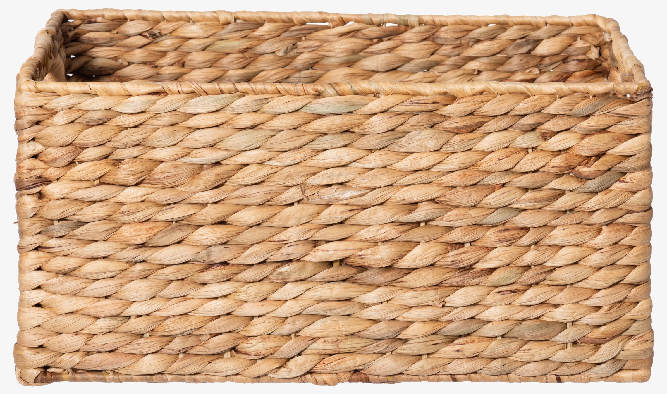 Bild av handgjord förvaringskorg i naturlig fiber