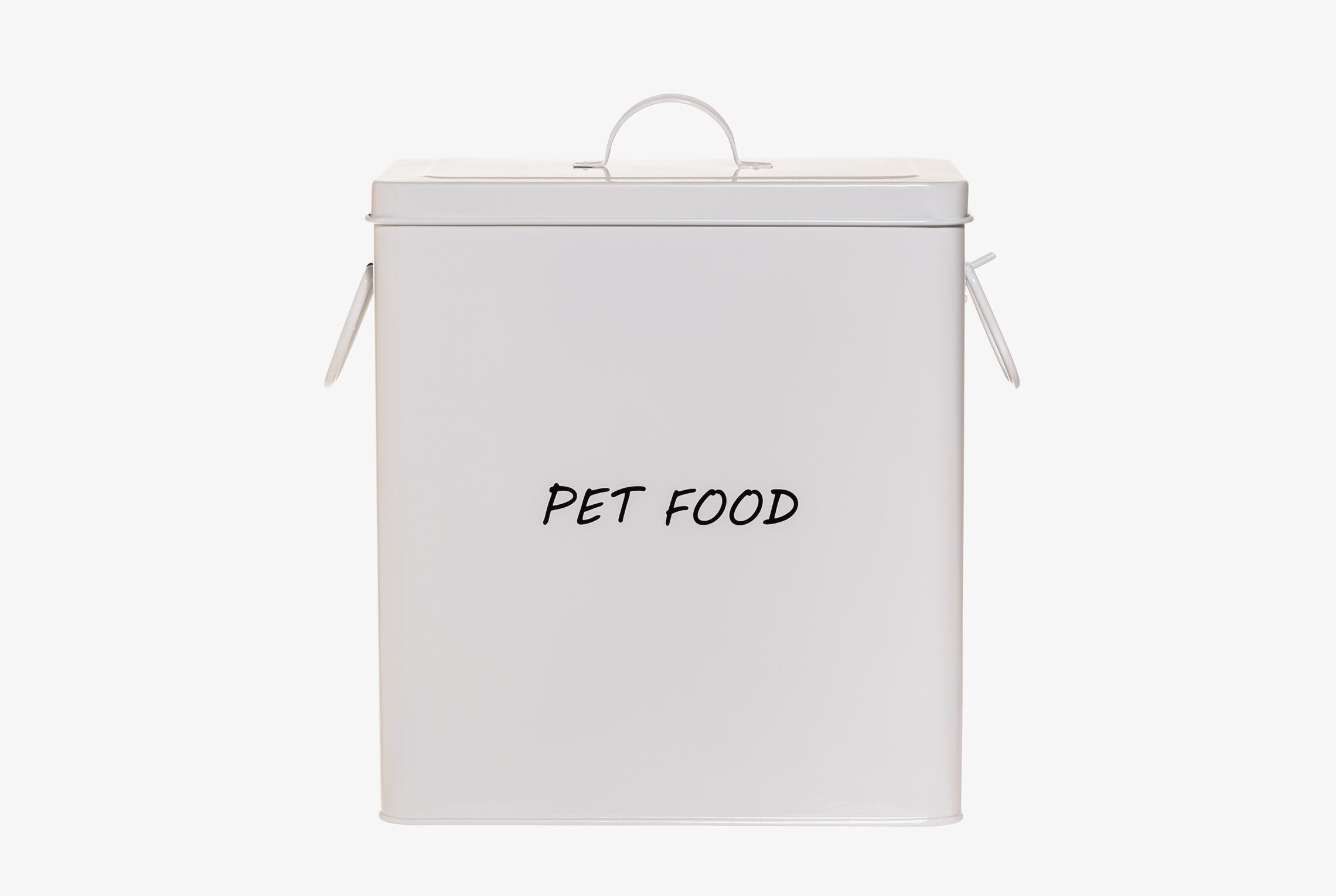 Plåtburk Pet Food Vit 4Living Plåtburkar Metallburkar