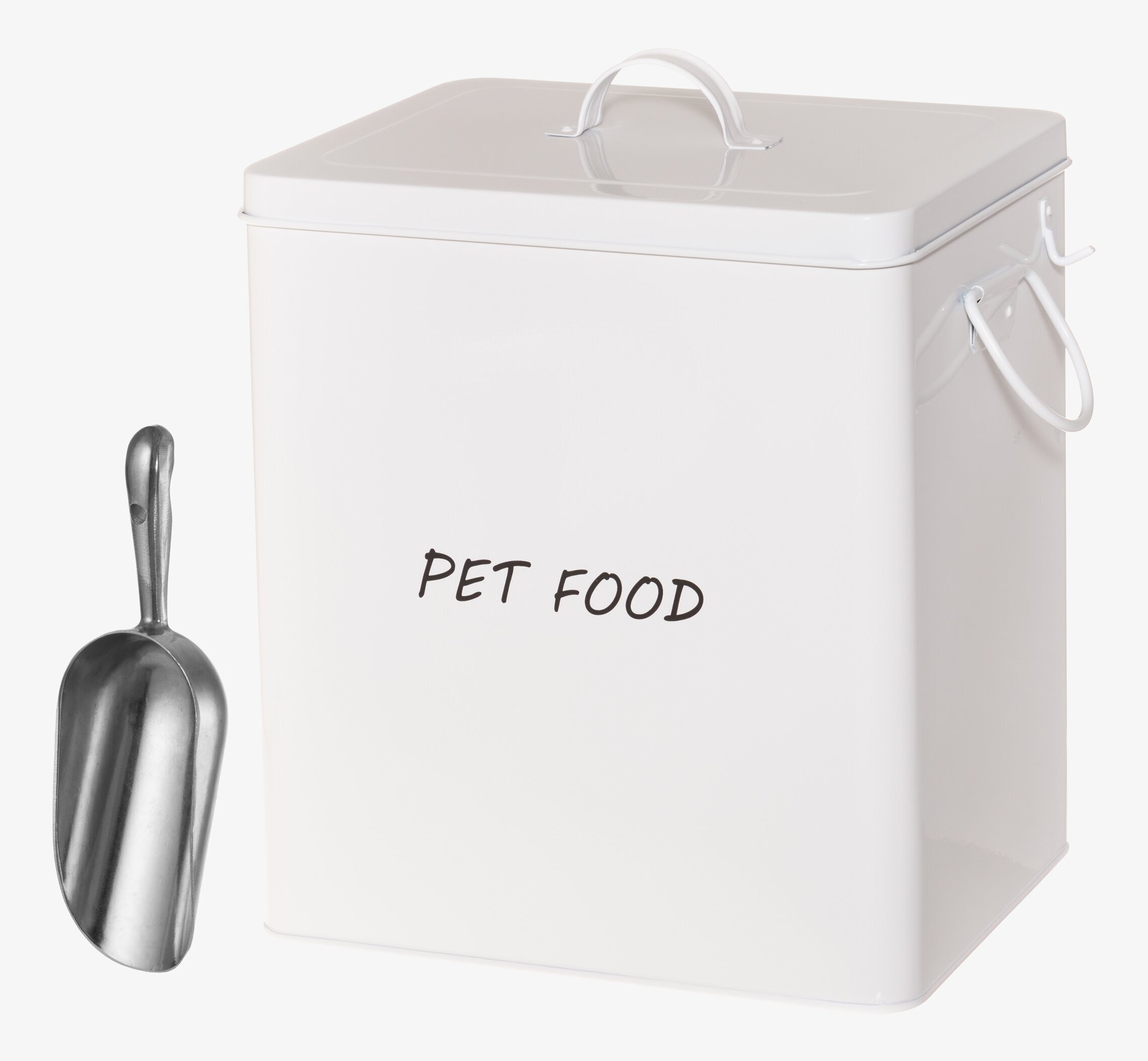 Plåtburk Pet Food Vit 4Living Plåtburkar Metallburkar