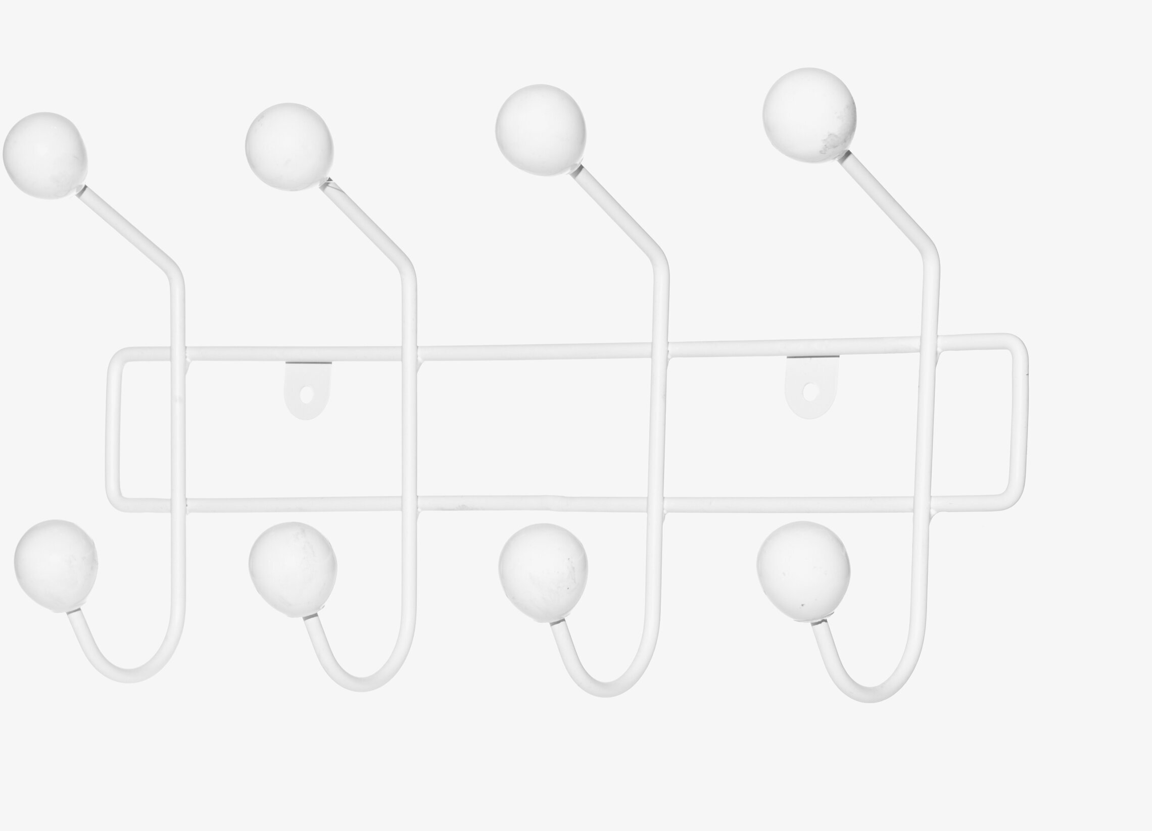 Vägghängare Point Vit 4Living Knoppar Väggknoppar Klädhängare