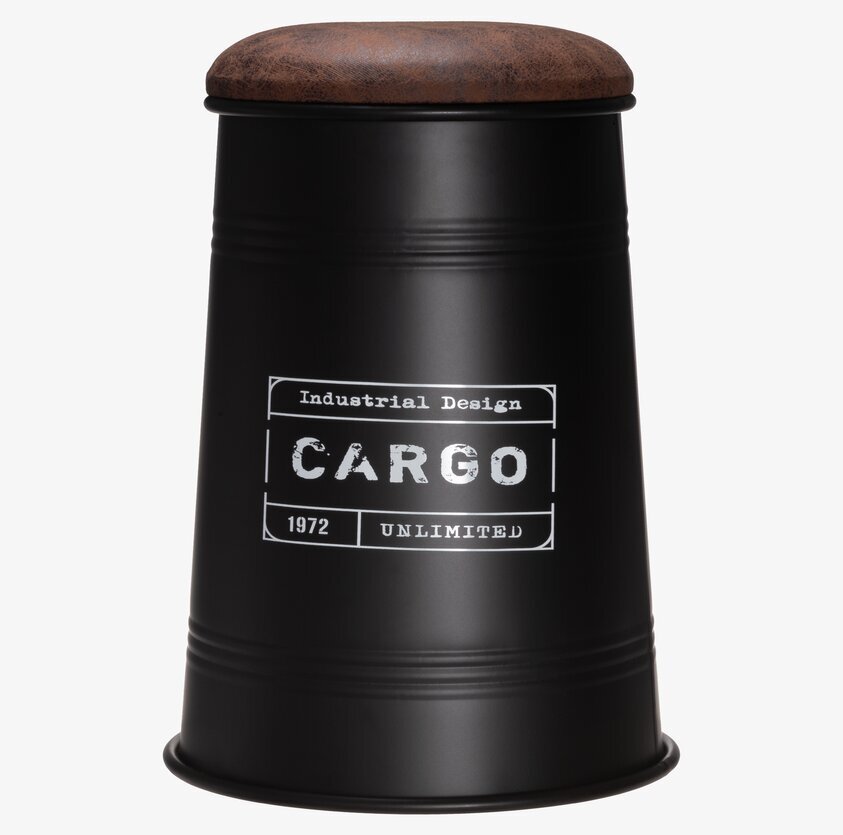 Pall Jakkara Cargo Svart 4Living Puffar Sittpuffar Pallar