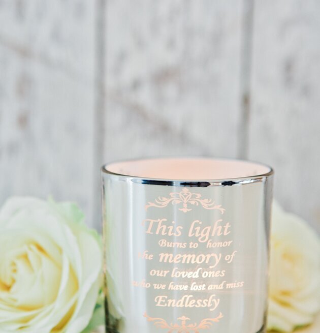 Light - Majas Cottage ljuslykta från Majas Cottage med rosor