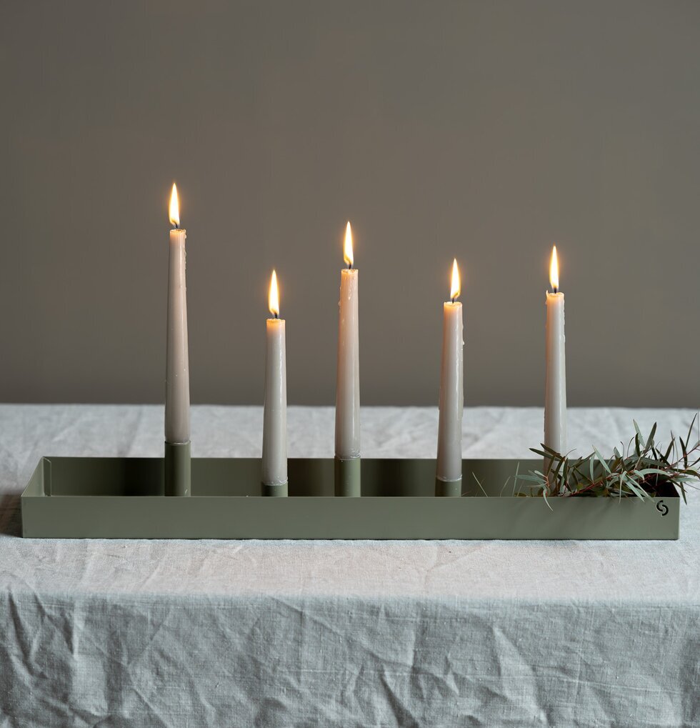Ljusstake Med Magnetiska Ljushållare Grön Storefactory Ljusstakar Adventsstakar Ljushyllor
