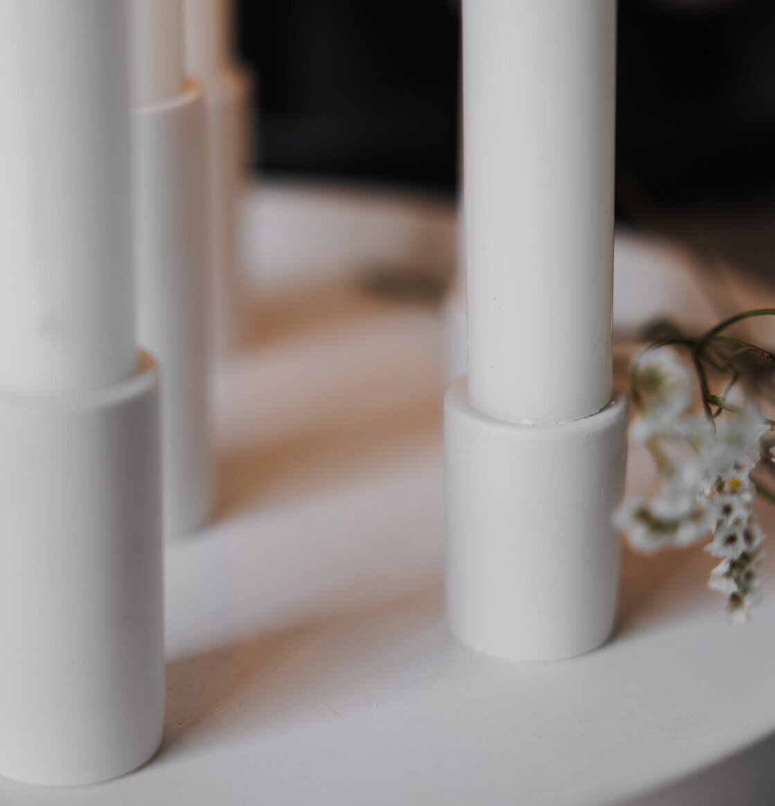 Ljusfat Lingsberg Vit Storefactory Ljusstakar Adventsstakar Ljushållare Ljushyllor