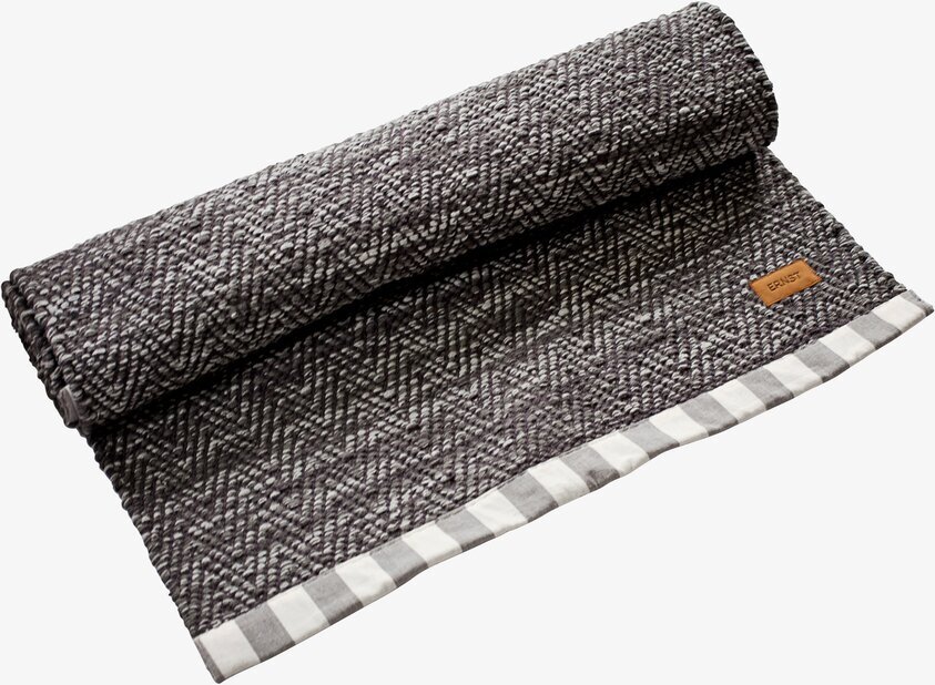 Matta ERNST Grå från Ernst med geometriskt vävmönster