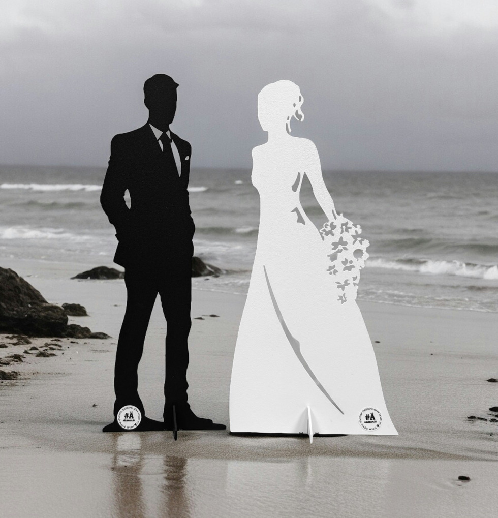 Bröllopsfigur Älska Plåt Älskaplåt Övrig prydnad/dekoration för inredning innemiljö