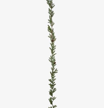 Bild av stilfull grangirlang med naturtrogna detaljer