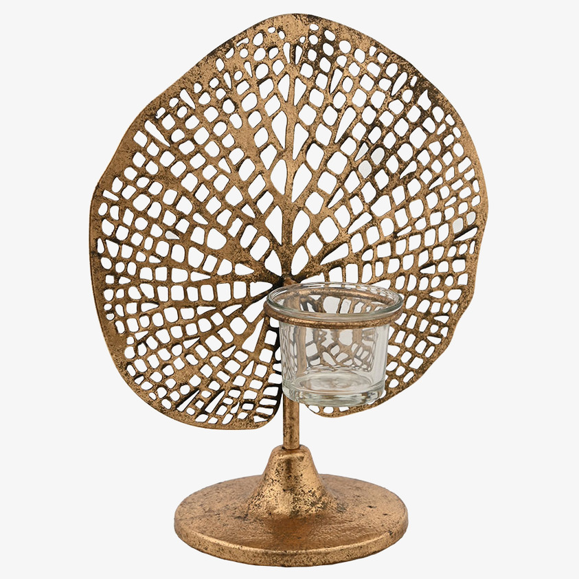 Ljushållare Guld Liten Miljögården Ljusstakar Adventsstakar Ljushyllor