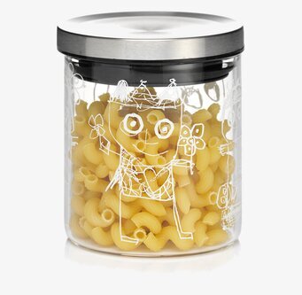 Glasburk Pure Friends S från Poul Pava med pasta i burken