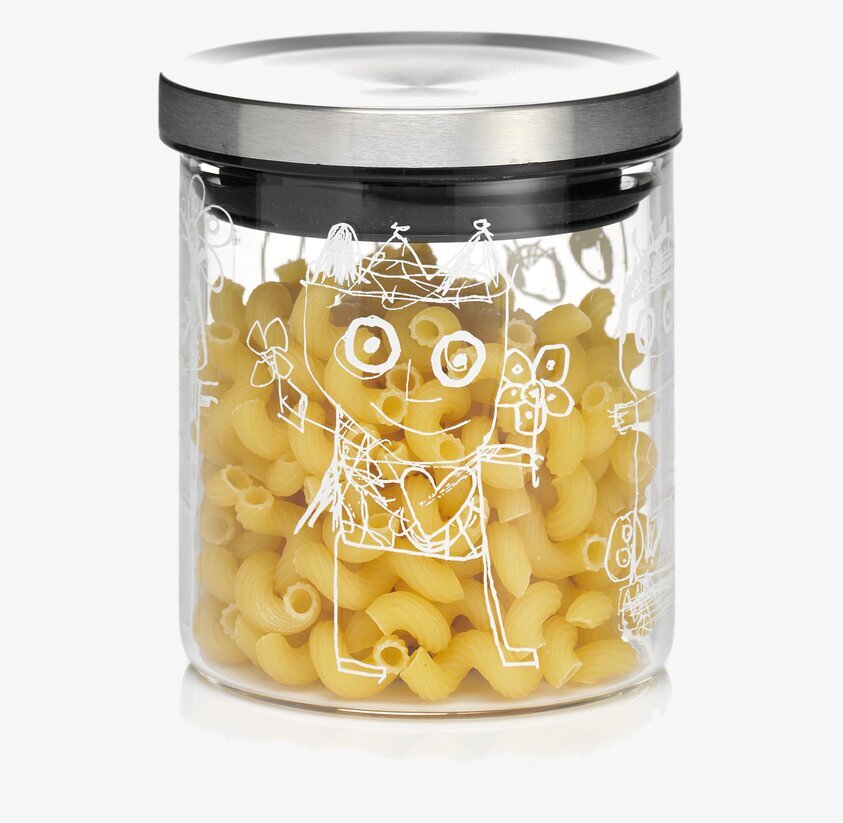 Glasburk Pure Friends S från Poul Pava med pasta i burken