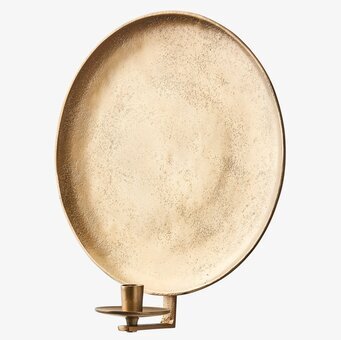 Bild av elegant väggljushållare i mässing för hemmet