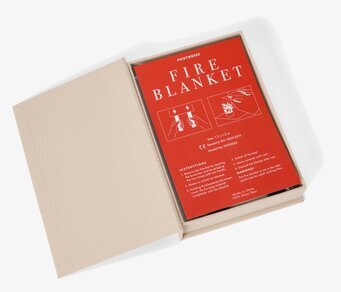 Foto av elegant brandfilt i stilren och funktionell design