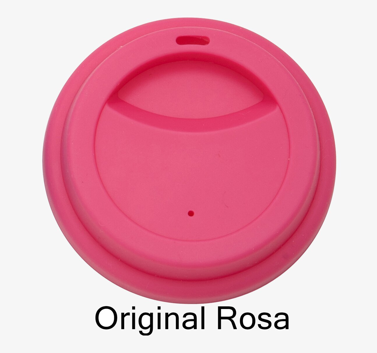 Silikonlock Original från Rice i rosa, på ett vitt underlag
