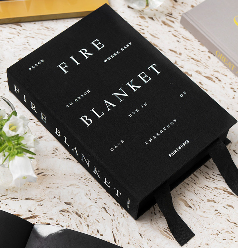 Brandfilt Svart Printworks