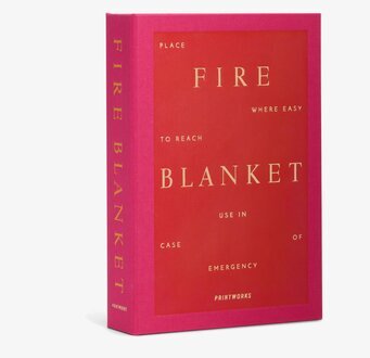 Bild av stilren cerise brandfilt med elegant design