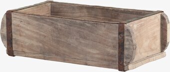 Murstensform Grimaud Chic Antique Förvaringslådor och korgar Boxar Förvaringsboxar Porslinsboxar Trälådor Smyckesboxar i porslin Förvaringsbrickor Murstensformar