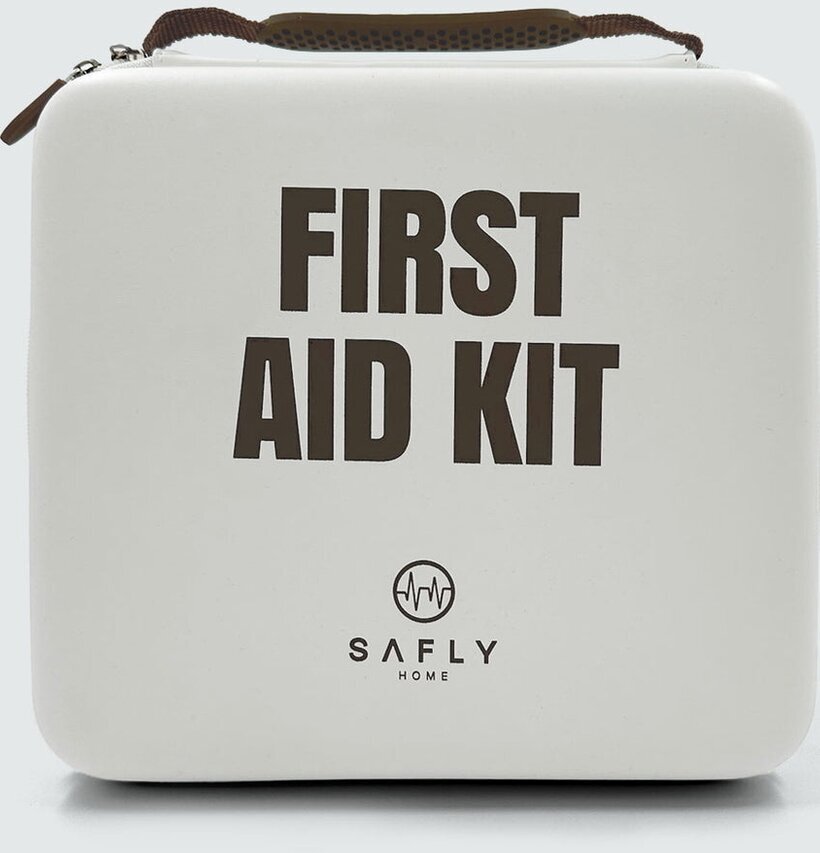 First Aid Kit Stor Vit Safly Förbandslådor Första hjälpen kit
