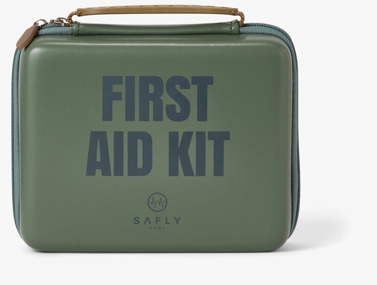 First Aid Kit Medium Grön Safly Förbandslådor Första hjälpen kit