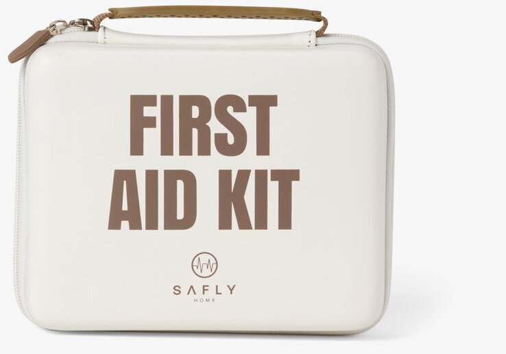 First Aid Kit Medium Vit Safly Förbandslådor Första hjälpen kit