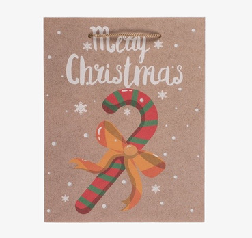 Påse Mellan Christmas Warms Bromma Kortförlag Presentinslagning Godispåsar Paket för presenter Papperspåsar kalaspåsar Presentband Tygband Band