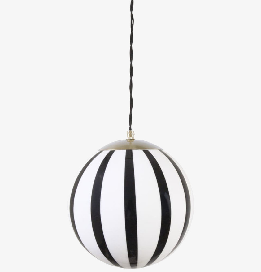 Taklampa Alba Opal Svart/Vit Strömshaga Lampor Taklampor Golvlampor Bordslampor LED-lampor Ledlampor Fönsterlampor Ljusslingor för dekoration