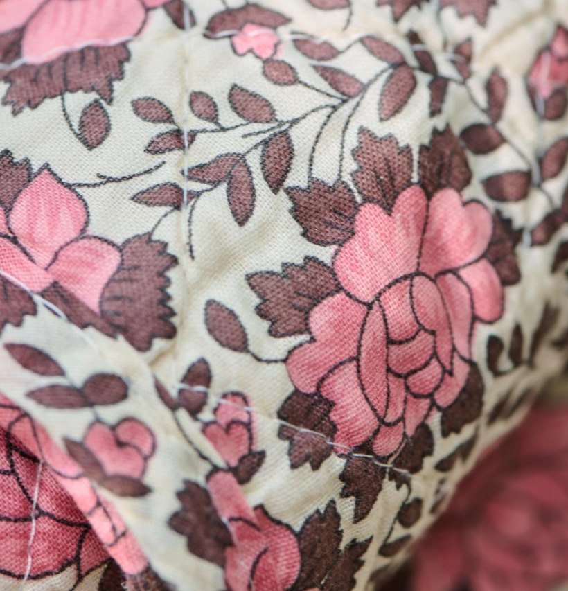 Bomullsfilt Rosa/Brun IB Laursen Täcken, filtar, plädar och överkast Filtar Plädar Överkast