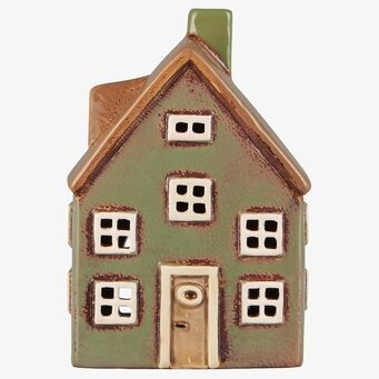 Bild av charmig ljuslykta som skapar hemtrevlig atmosfär