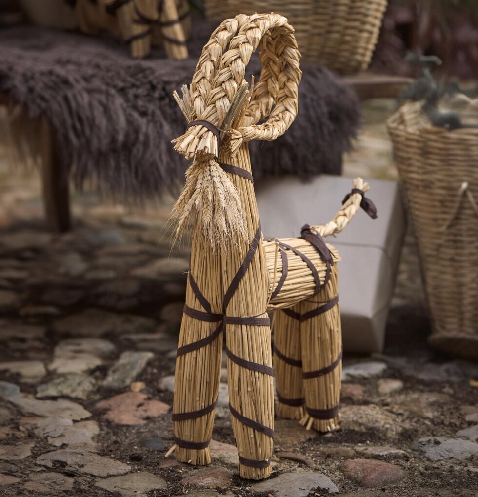 Julbock Brunt Band Nostalgic Christmas Large IB Laursen Övrig prydnad/dekoration för inredning innemiljö