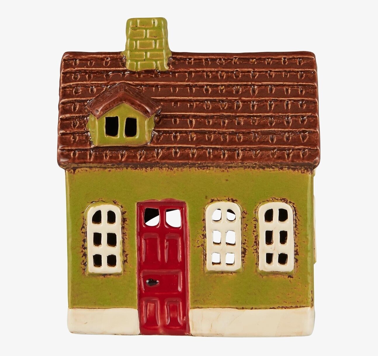 Ljuslykta My Home Town Grön IB Laursen Lyktor Endless Light Ljuslyktor