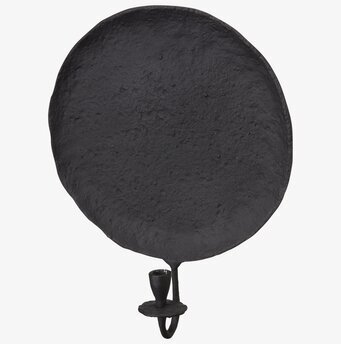 Bild av elegant väggljusstake i svart metall