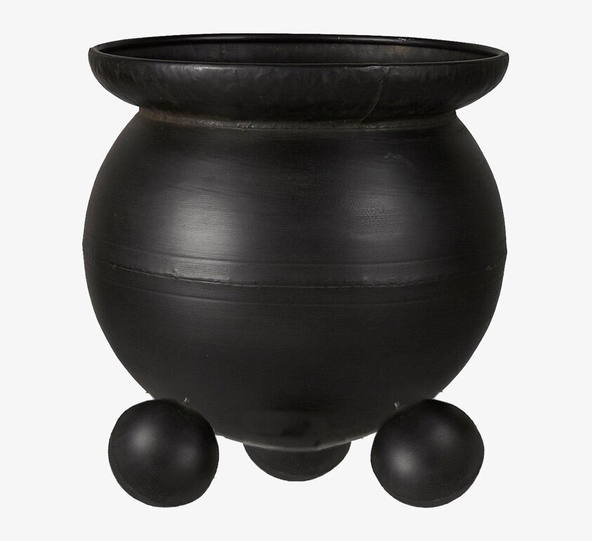 Anya Kruka Järn Svart XL Wikholm Form Krukor Örtkrukor Glaskrukor