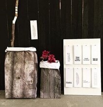 Presentpåse Plåt Qlkort från QLKort med industriell design