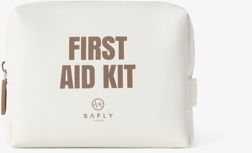 First Aid Kit Soft Vit Safly Förbandslådor Första hjälpen kit