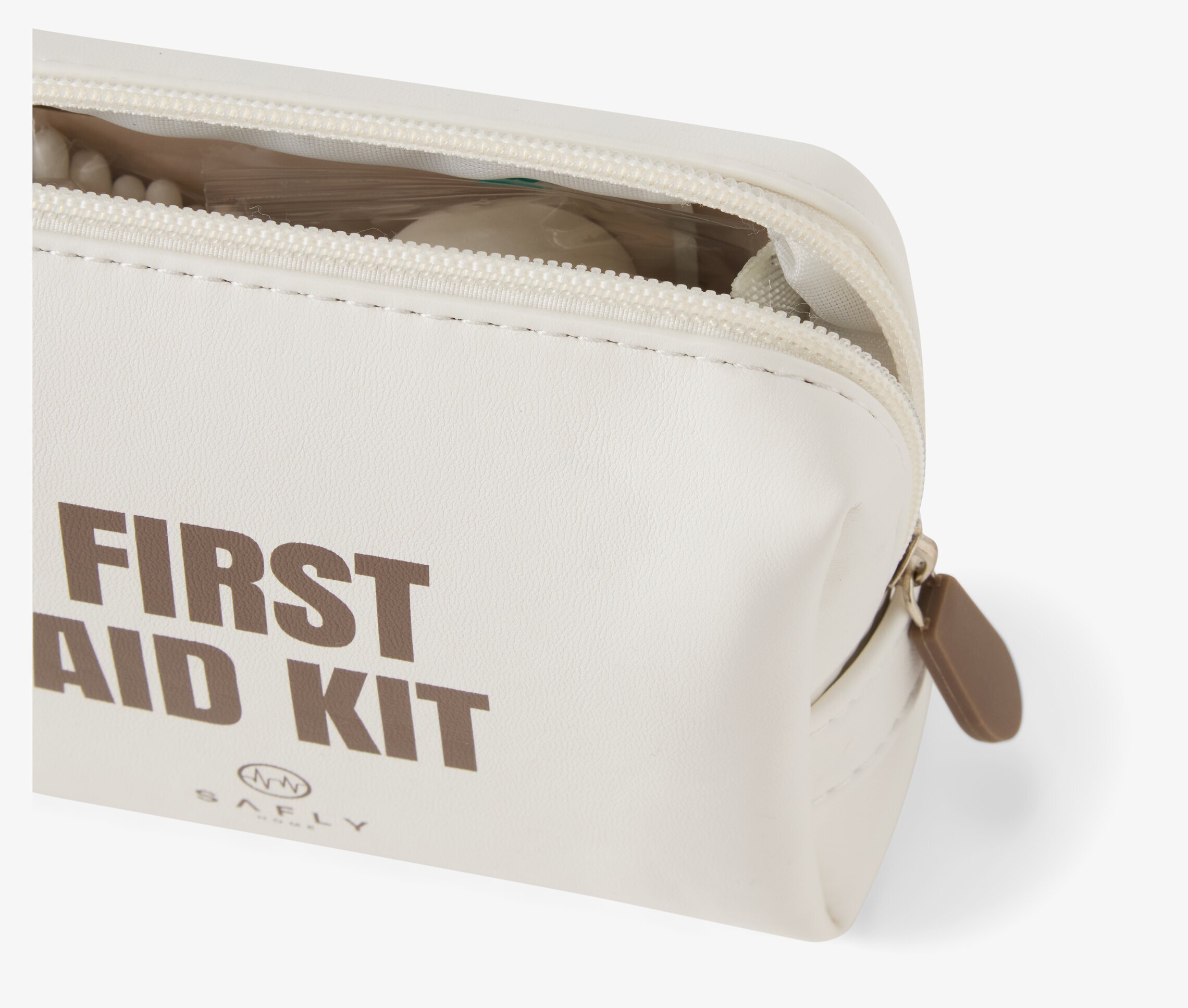 First Aid Kit Soft Vit Safly Förbandslådor Första hjälpen kit