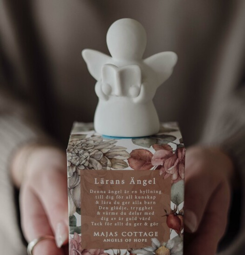 Lärans Ängel Inkl Gåvobox Majas Cottage Övrig prydnad/dekoration för inredning innemiljö