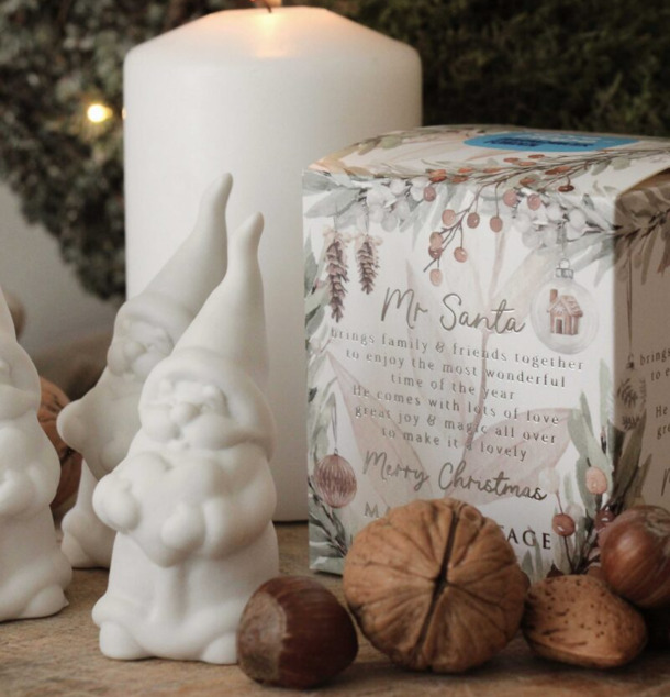 Mr Santa Giftbox Majas Cottage Tomtar Tomtenisse Tomtenissa Julrelaterade dockor och julmjukisdjur Julmöss Övrig prydnad/dekoration för