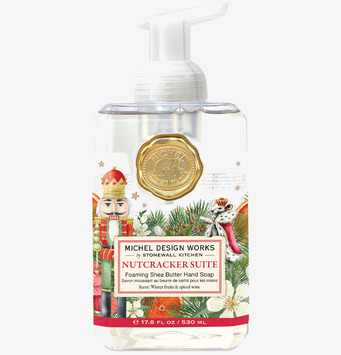 Bild av skumtvål med julinspirerad och elegant design