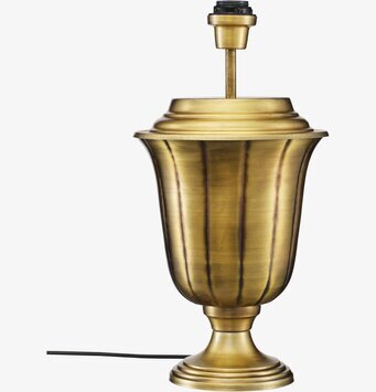 Bild av elegant lampa i antik mässing med tidlös design